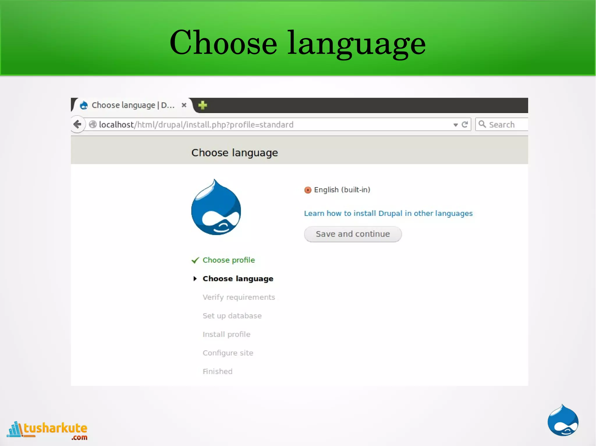 Choose language
 