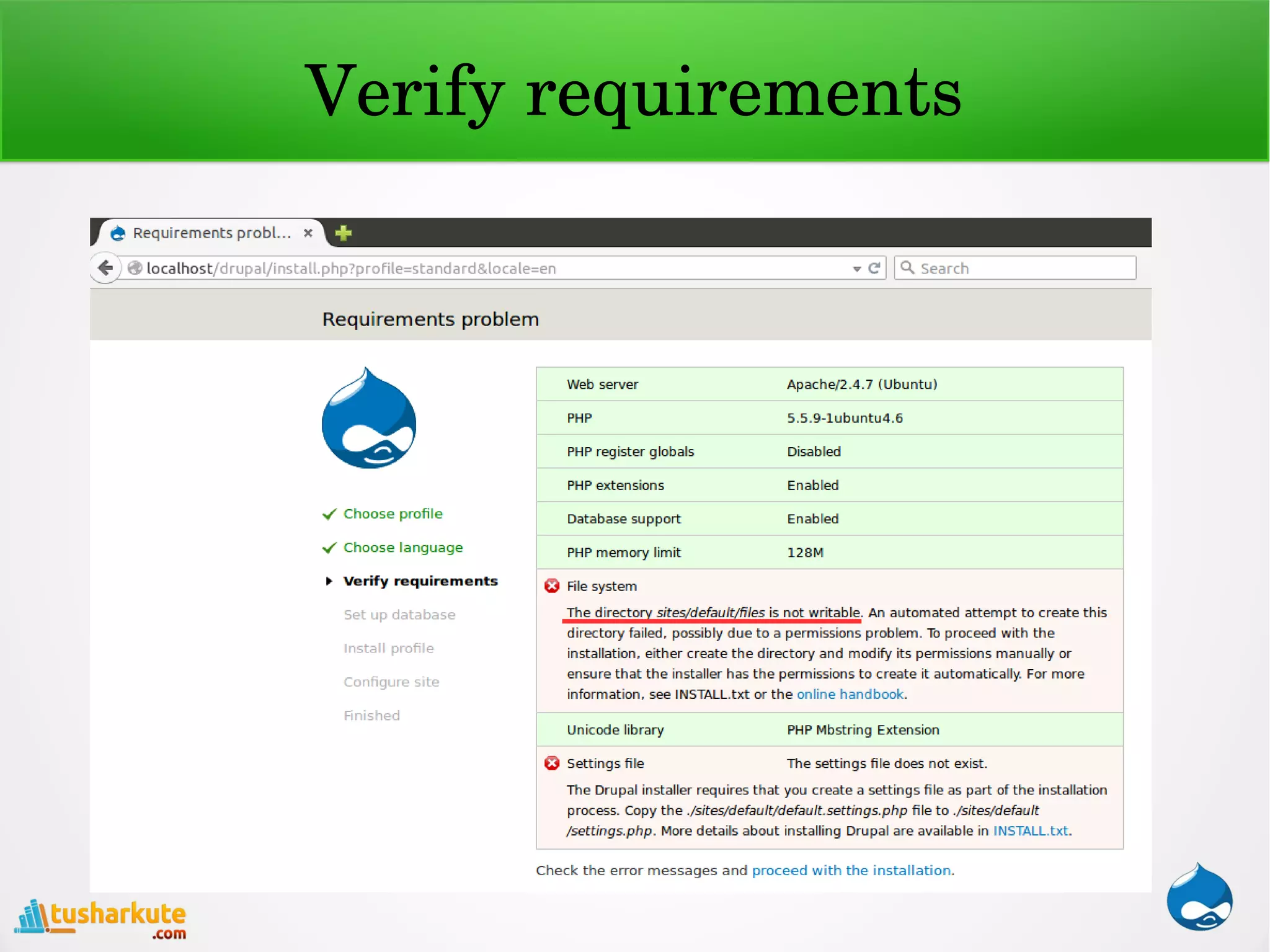 Verify requirements
 