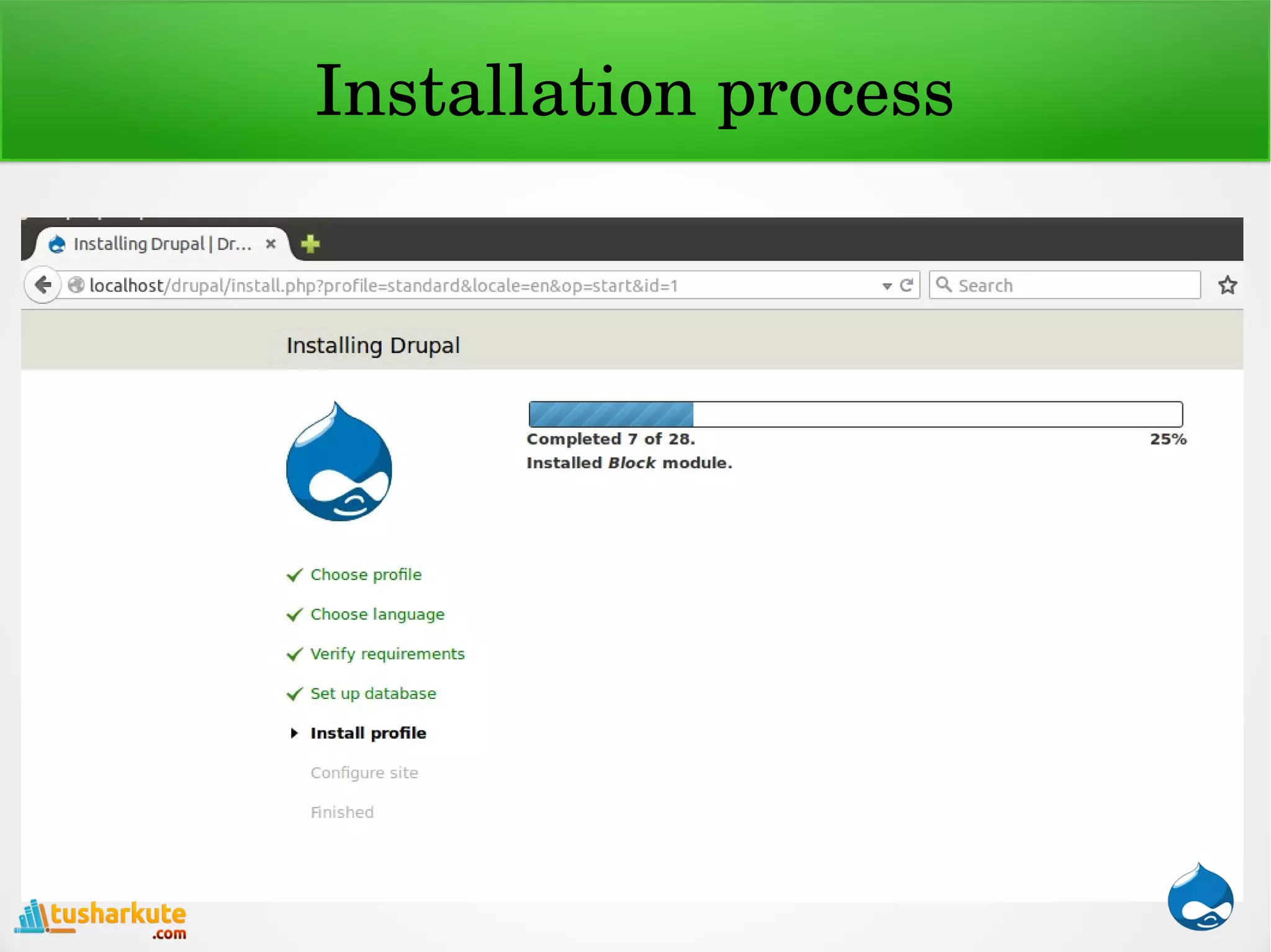 Installation process
 