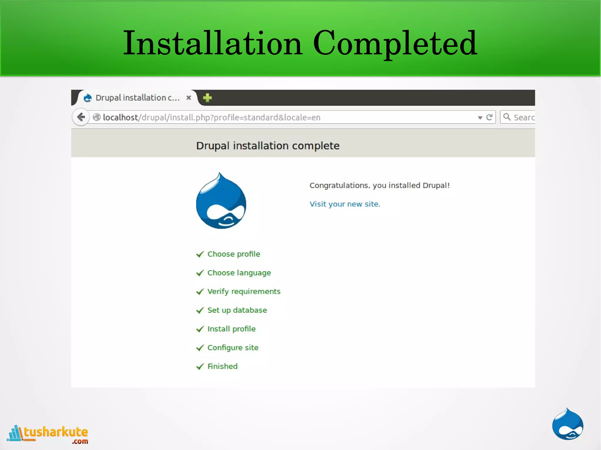 Installation Completed
 