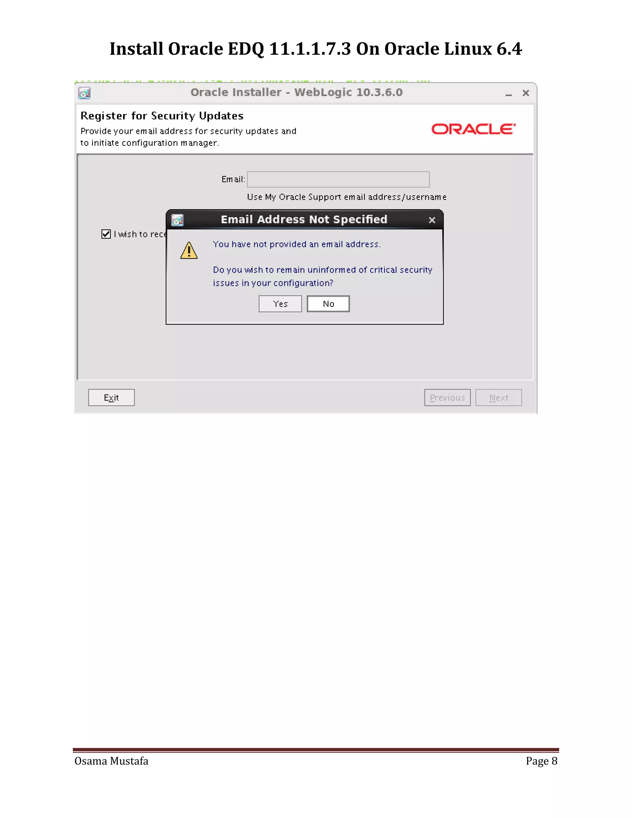 Install edq on linux