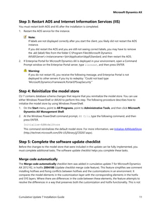 Dynamics AX Cu7 ax2012r2 Installation guide | PDF