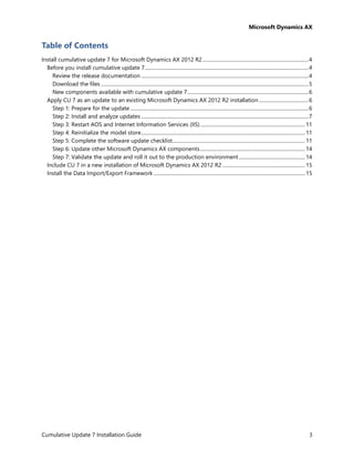 Dynamics AX Cu7 ax2012r2 Installation guide | PDF