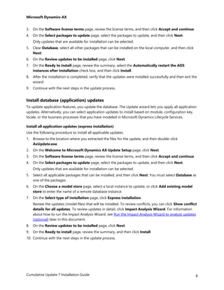 Dynamics AX Cu7 ax2012r2 Installation guide | PDF