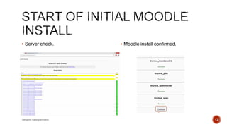 Installing moodle on a local machine | PPTX