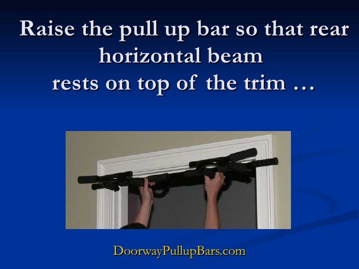 Installing A Doorway Pull Up Bar