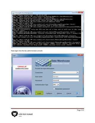 Page 113
Now login into the dac administrator console
 