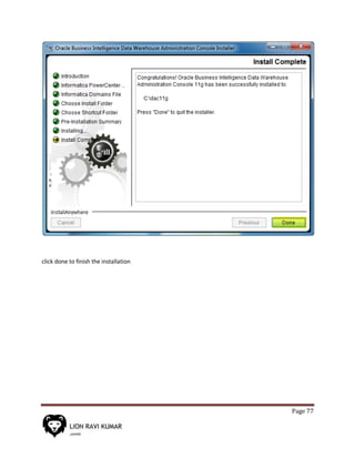 Page 77
click done to finish the installation
 