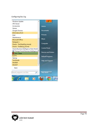 Page 78
Configuring Dac 11g
 