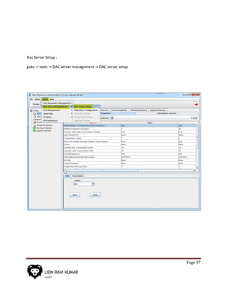 Page 97
Dac Server Setup :
goto -> tools -> DAC server management -> DAC server setup
 