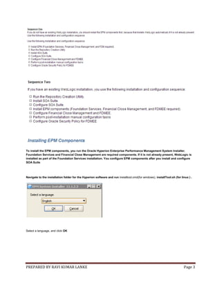 Installing and configuring oracle hyperion financial close management ...