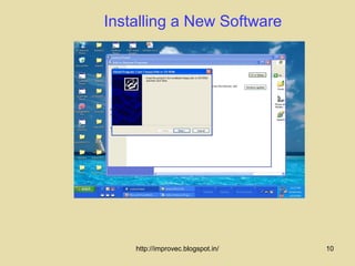Install Additional Software Installing a new software.41to42 | PPT