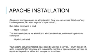 Installing apache and php | PPT
