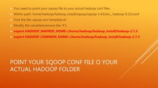 Installing apache sqoop | PPT