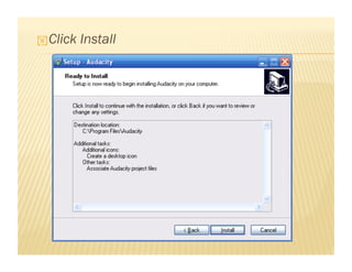  Click Install