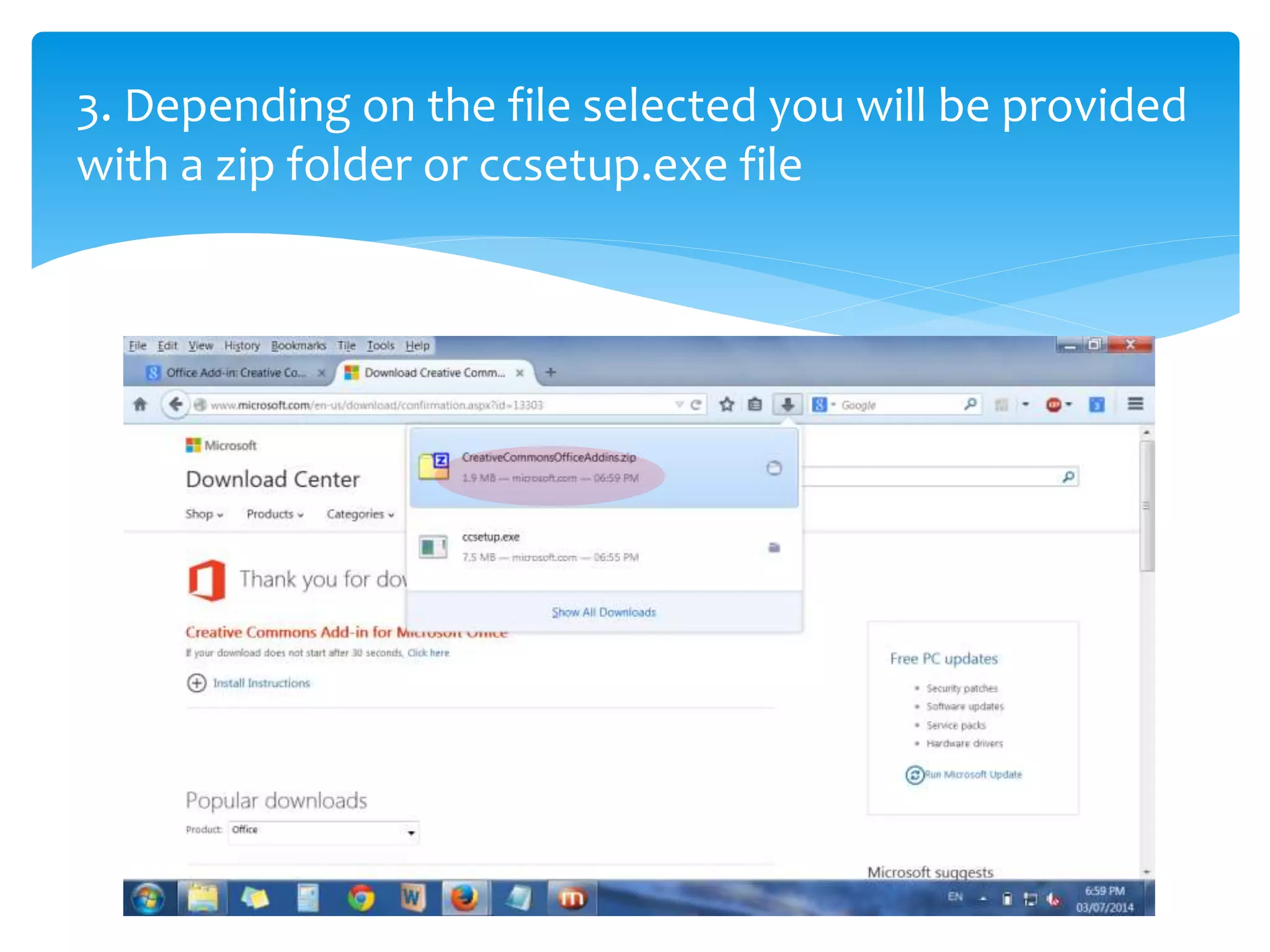 Installing creative commons license add in for MS Office 2010 | PPTX