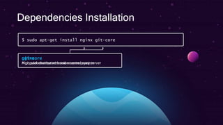 Dependencies Installation
$ sudo apt-get install php5 php5-cli php5-fpm php5-gd php5-curl
 