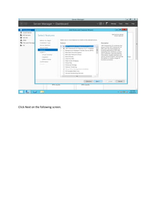 Click Next on the following screen.
 