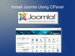 Install Joomla Using CPanel
 