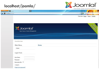 localhost/joomla/