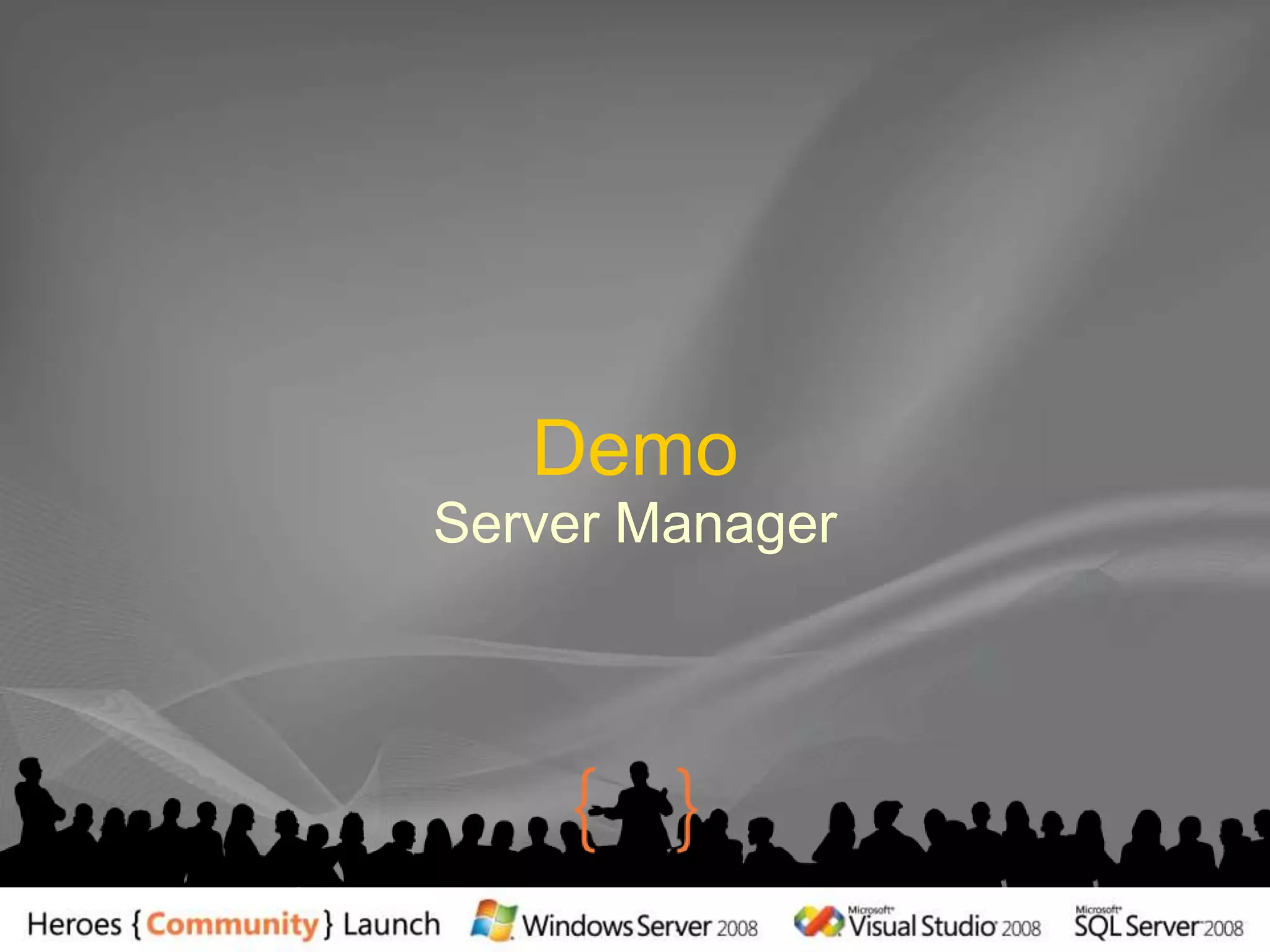 DemoServer Manager