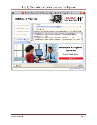 Step By Step to Install Oracle Business Intelligence | PDF
