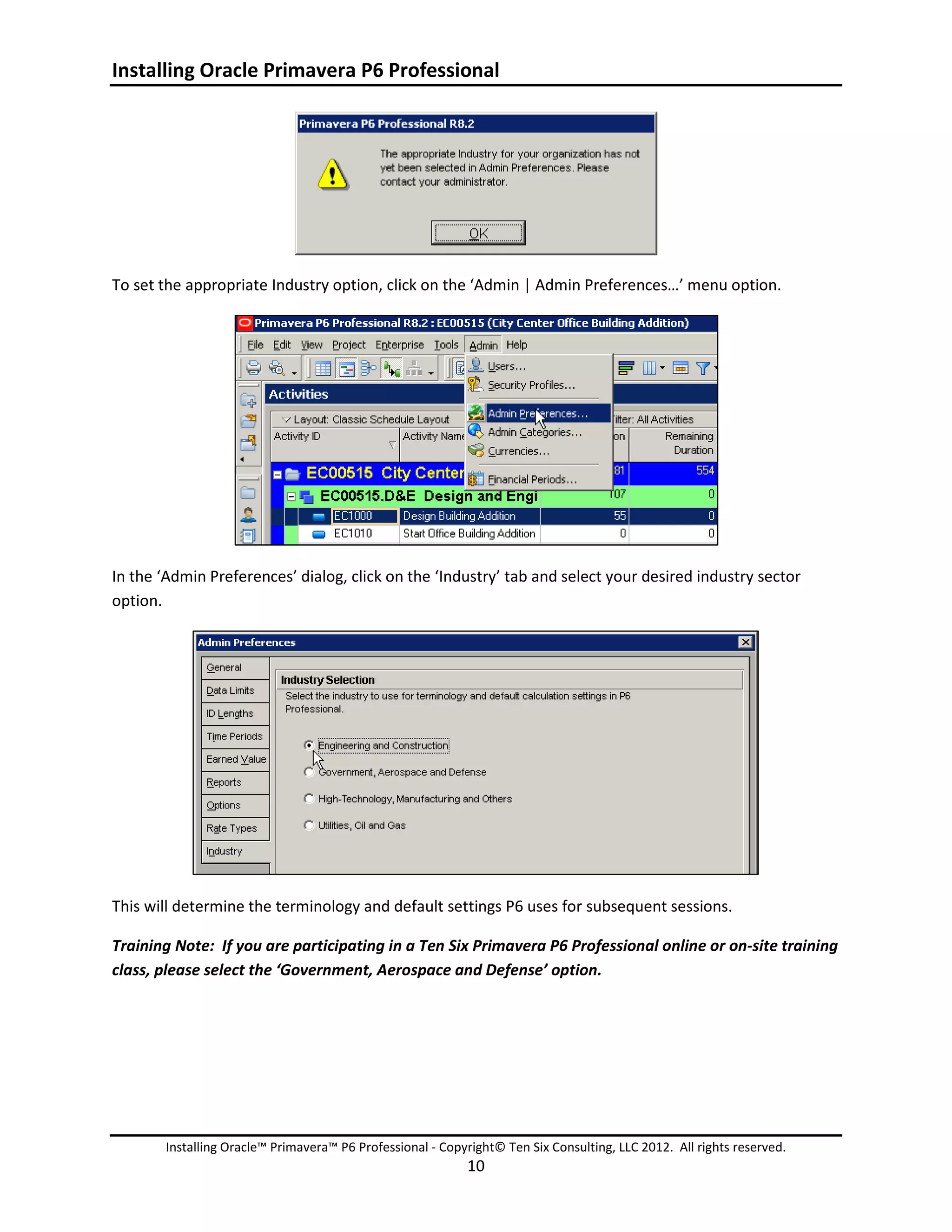 Installing Oracle Primavera P6 Professional standalone | PDF ...