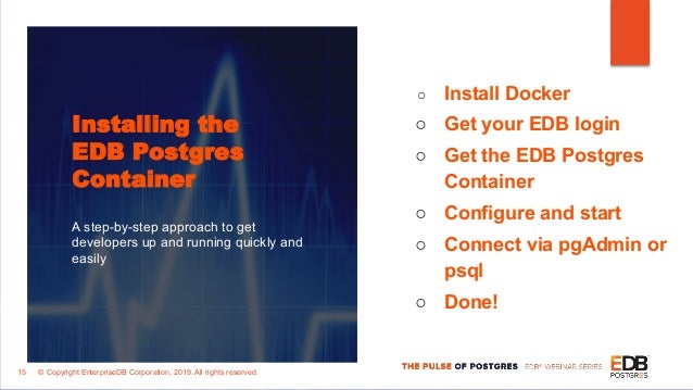 Docker install postgresql