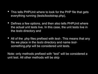 Getting started with PHPUnit | PPT