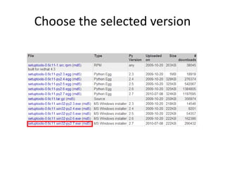 Choose the selected version
 
