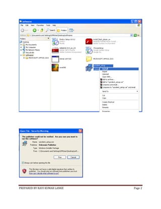 PREPARED BY RAVI KUMAR LANKE Page 2
 