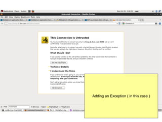 Adding an Exception ( in this case )

 