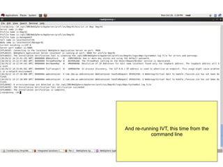 And re-running IVT, this time from the
command line

 