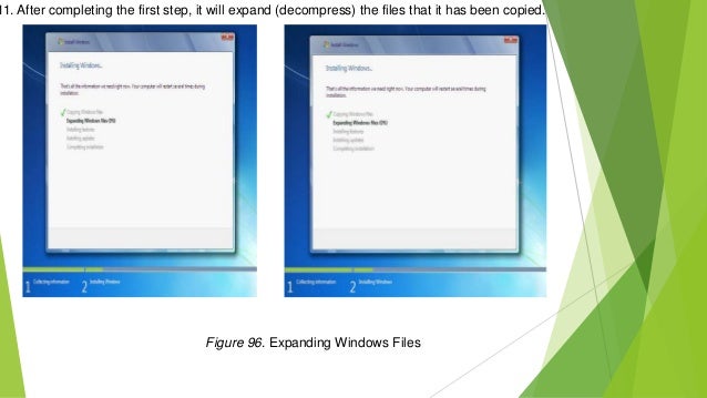 windows 7 expanding windows files