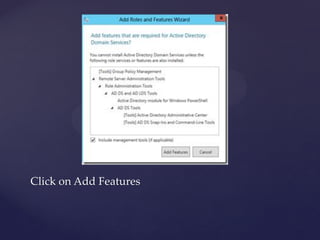 Installing windows server 2012 & active directory domain services role ...