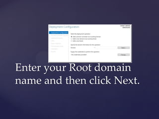 Installing windows server 2012 & active directory domain services role ...