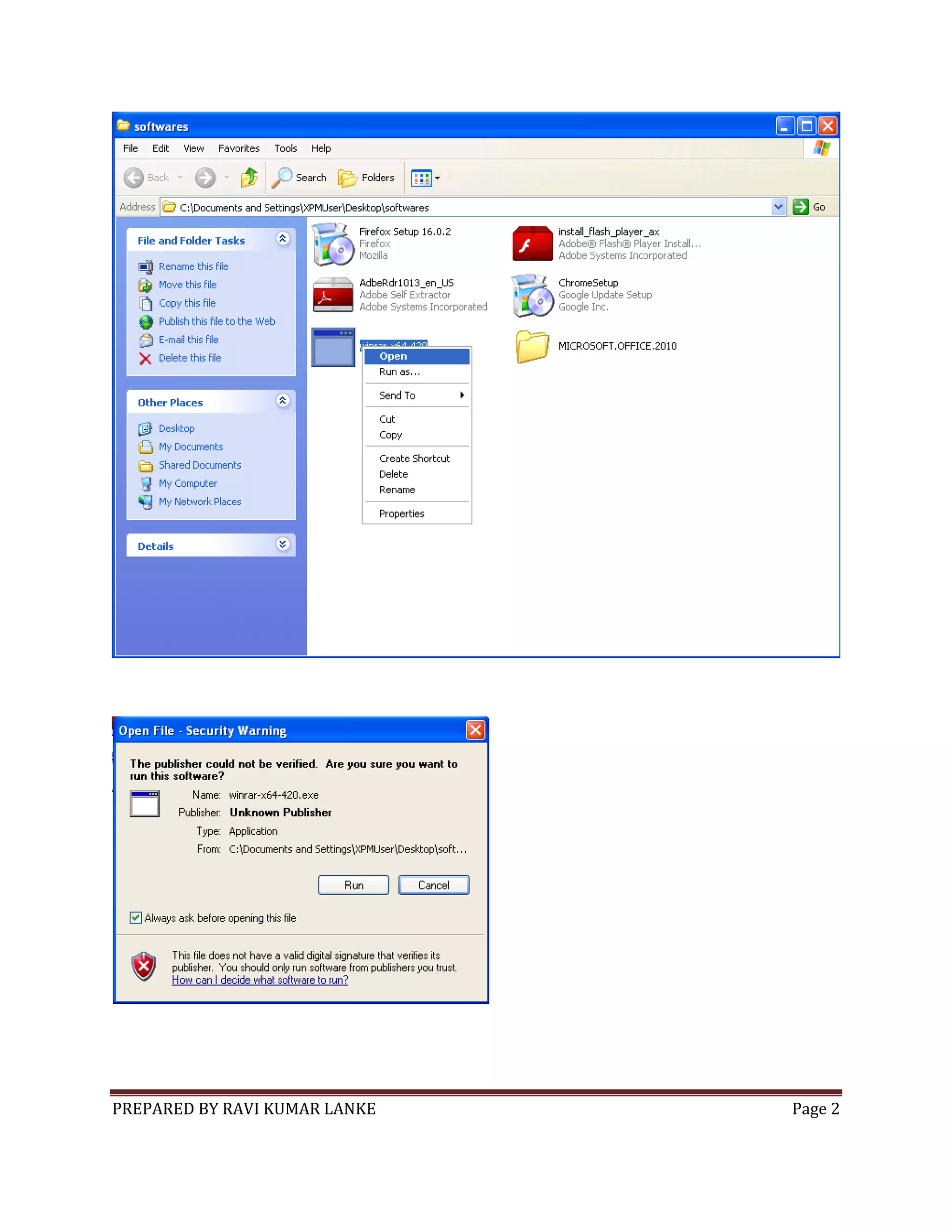 PREPARED BY RAVI KUMAR LANKE Page 2