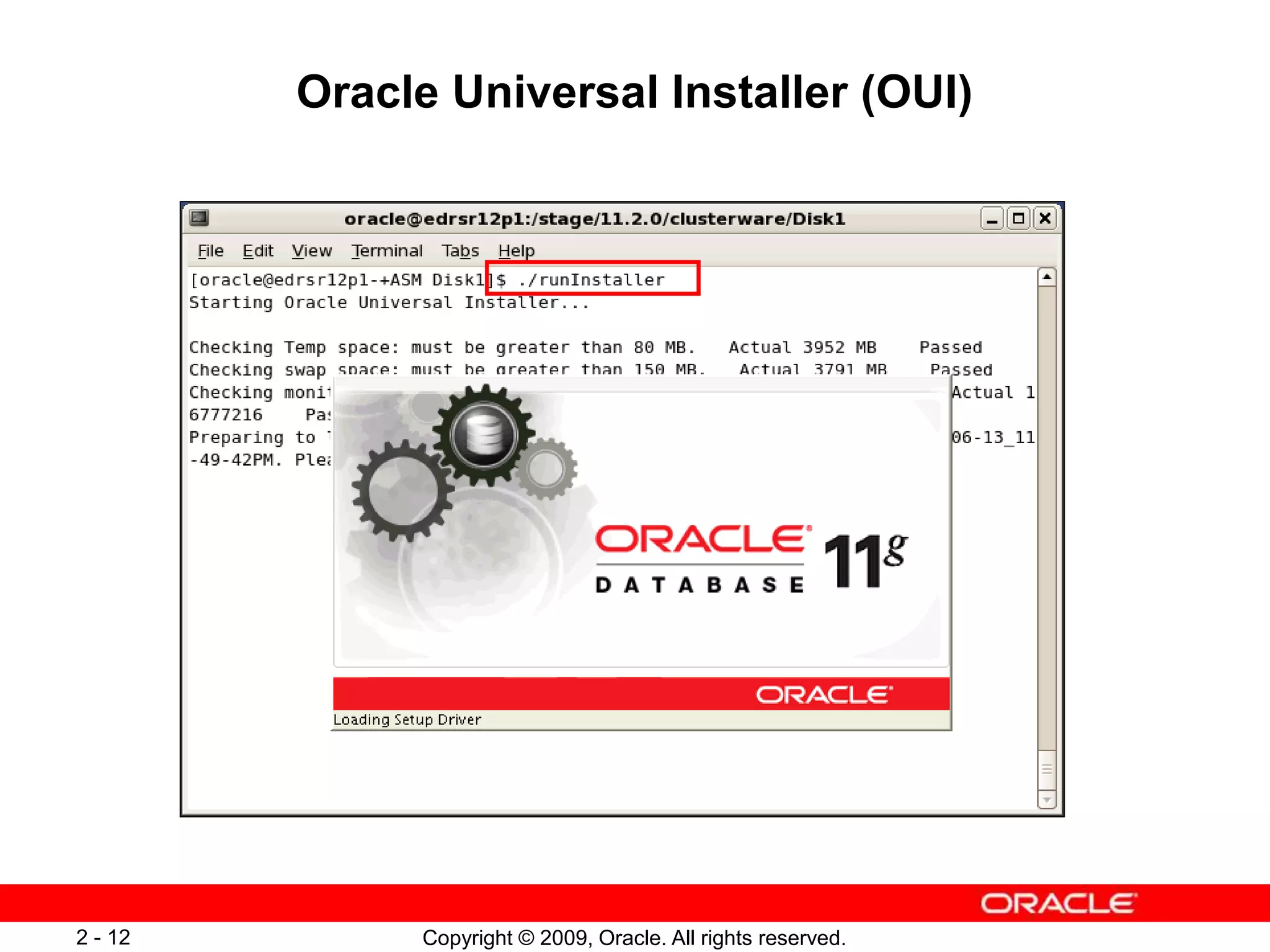 Installing your Oracle Software.ppt