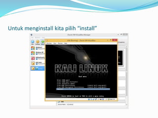 Install kali linux | PPTX