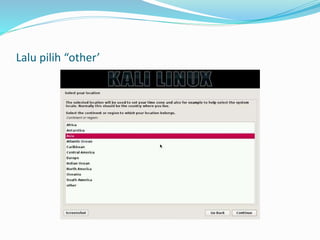 Install kali linux | PPTX