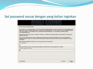 Install kali linux | PPTX