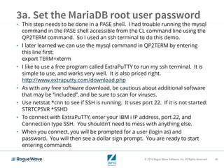 Install MariaDB on IBM i - Tips, troubleshooting, and more | PPTX