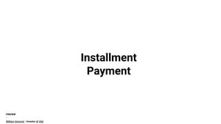 Installment payment solutions by Finview