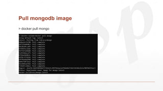 Install mongodb di docker | PDF