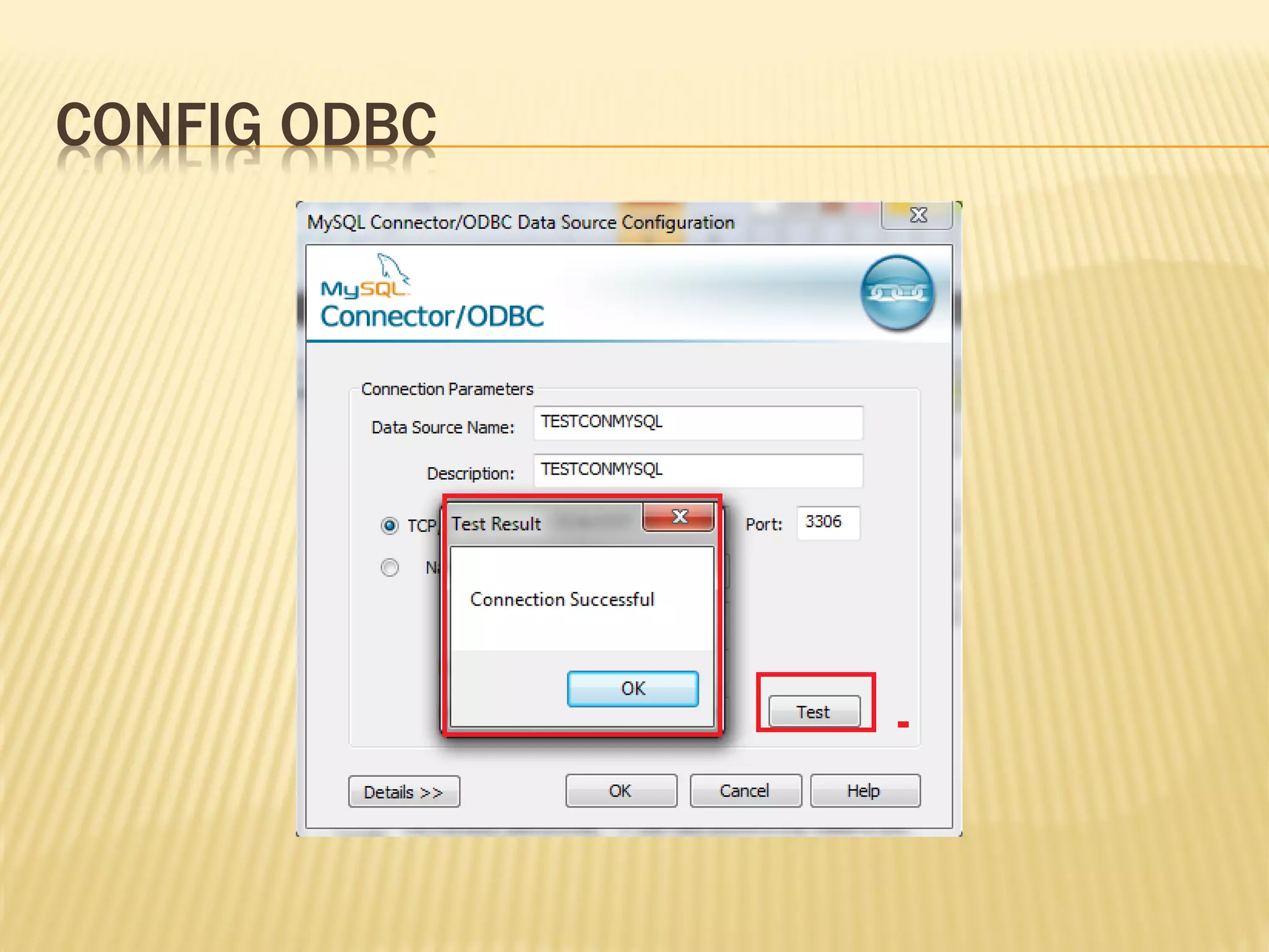 Install mysql connector ppt