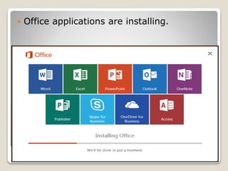 Office2016 Upload Program Installation of Microsoft Office 2016 with slideshows | PPTX