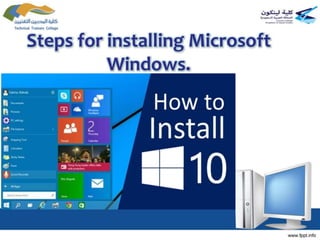 Install operating system | PPTX | Operating Systems | Computer Software ...