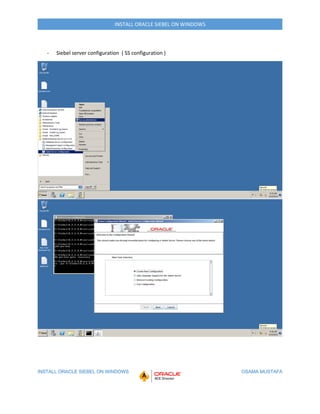 Install oracle siebel on windows 2008 r2 | PDF