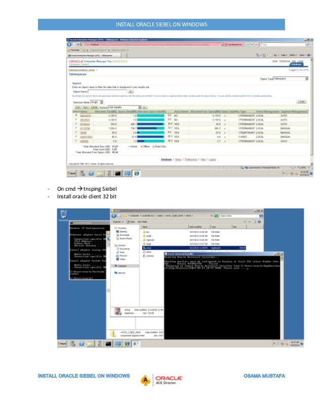 Install Oracle On Windows