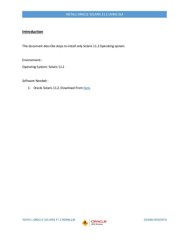 Install solaris 11 gui